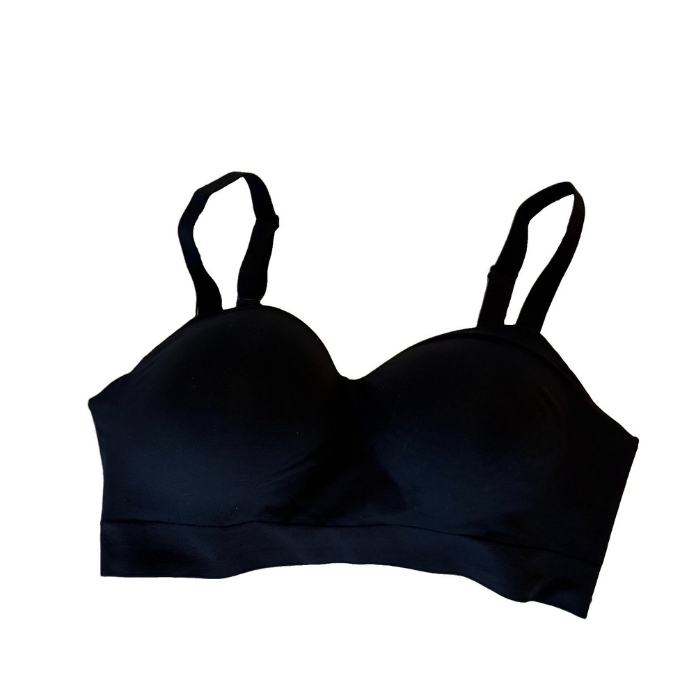 truekind Supportive Comfort Wireless Shaping Bra Black Size XL